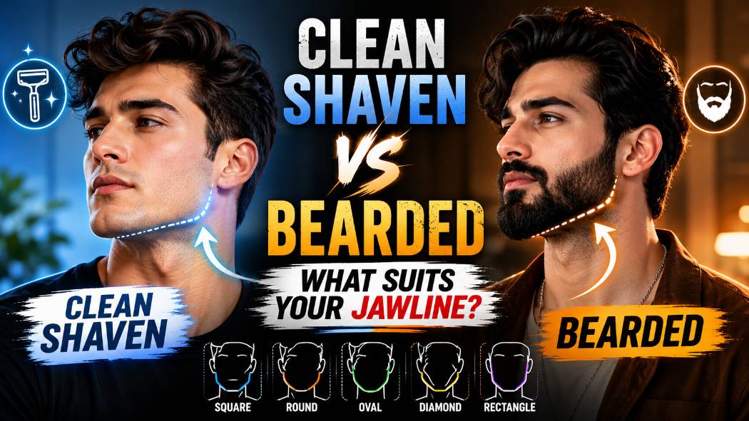 Clean Shaven vs. Bearded: What Suits Your Jawline?