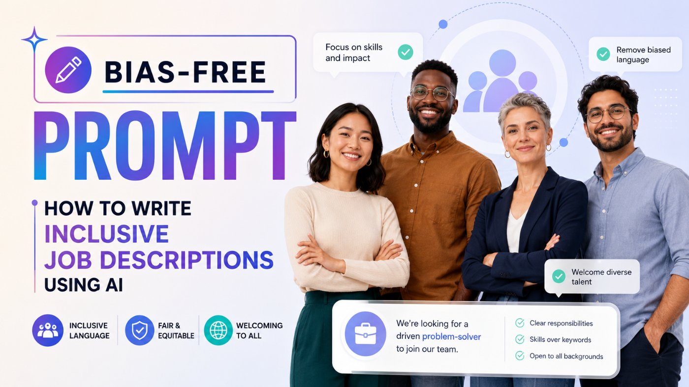 The Bias-Free Prompt: How to Write Inclusive Job Descriptions Using AI