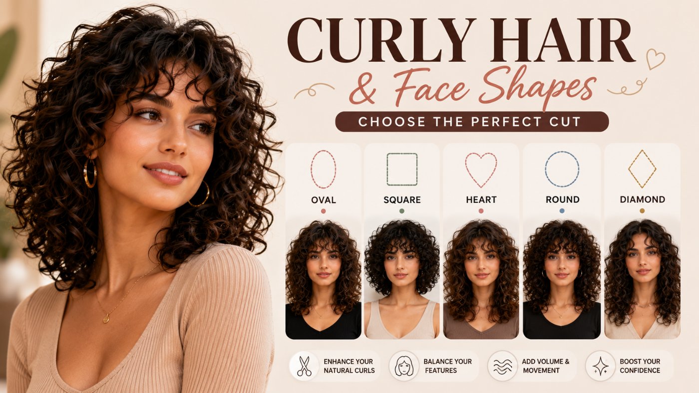 Curly Hair and Face Shape: How to Find Your Perfect Cut