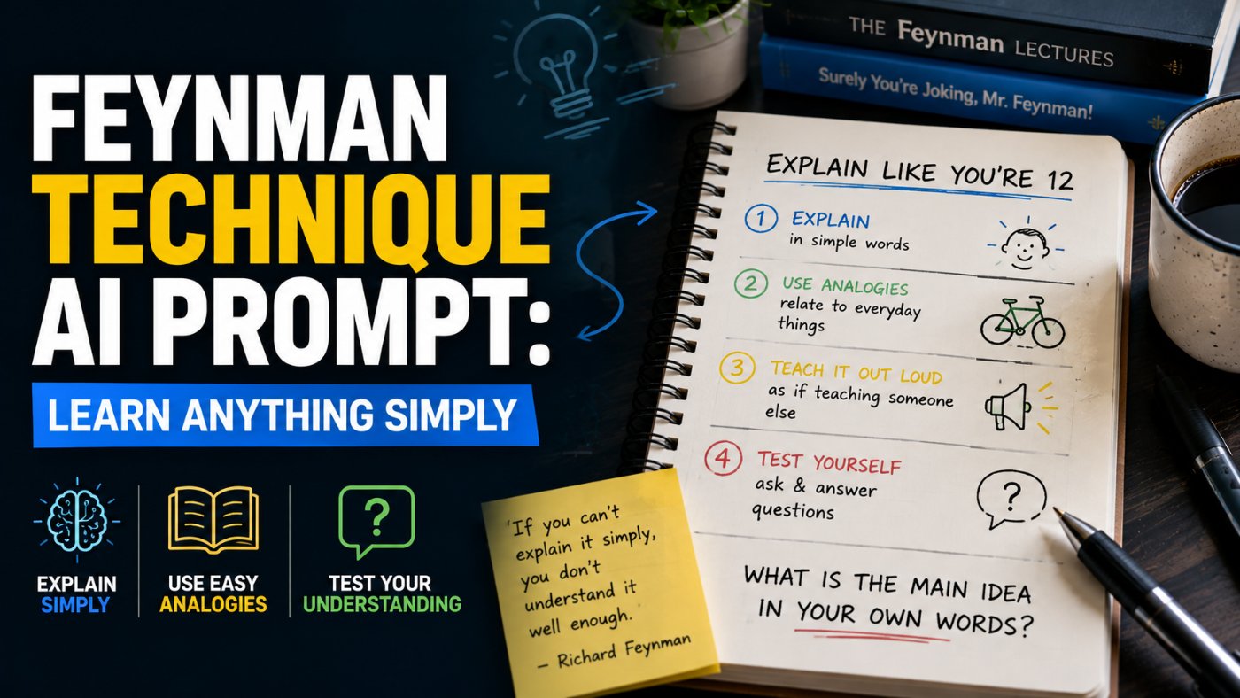Feynman Technique AI Prompt: Learn Anything Simply