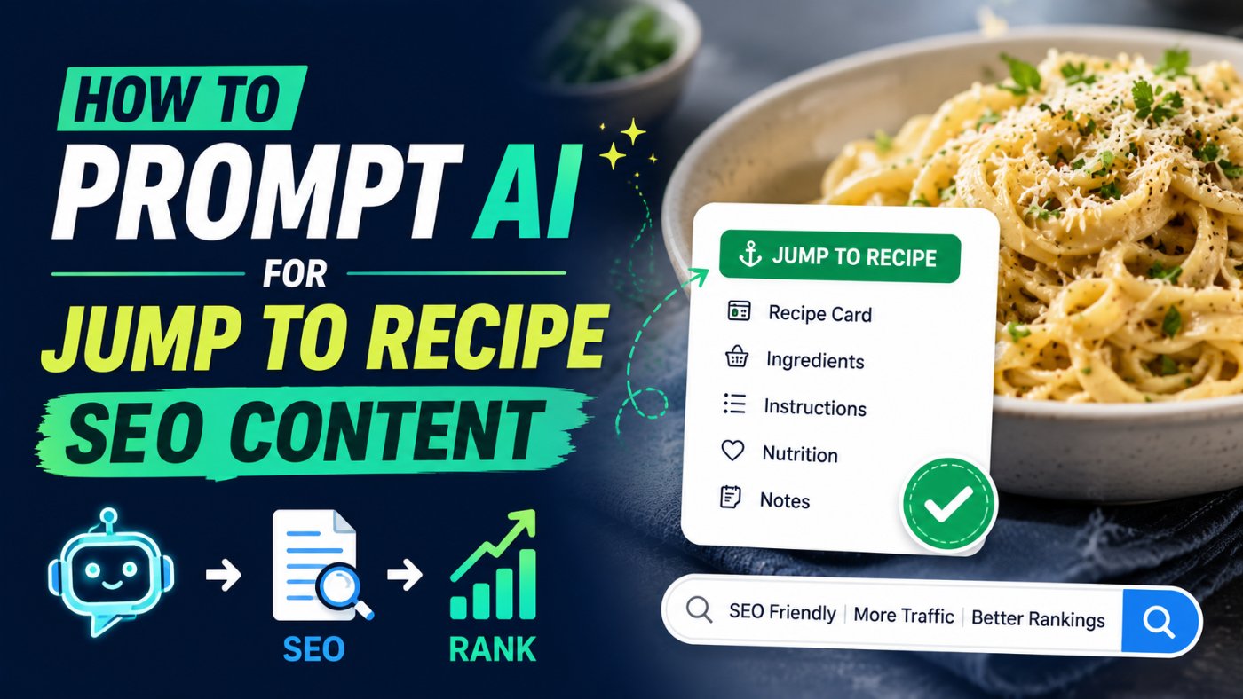 How to Prompt AI for Jump to Recipe SEO Content