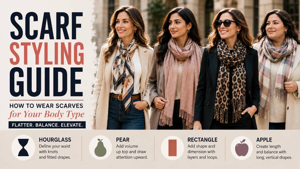 Scarf Styling Guide: How To Wear Scarves For Your Body Type
