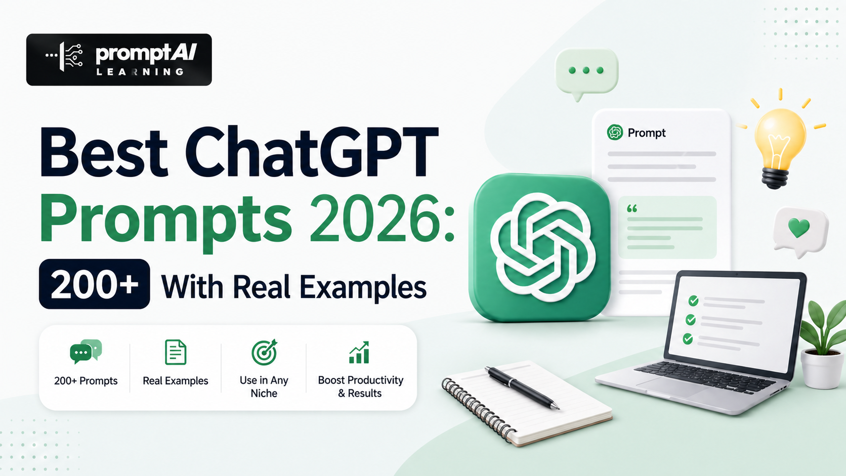 Best ChatGPT Prompts 2026: 200+ With Real Examples